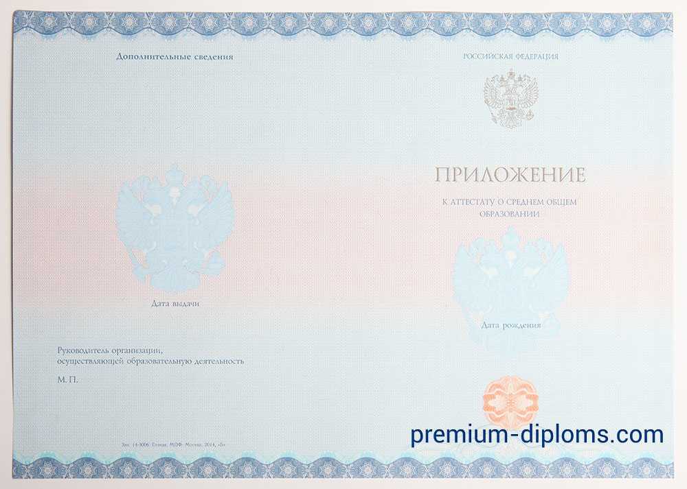 Аттестат 11 классов 2014-2025 год фото